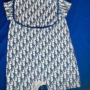 baby boy one piece with bib